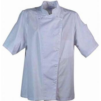 Veste de chef femme manches courtes Robur Manille blanc 3XL