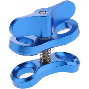 Support de montage en pince pour lampes de plongée à joint de boule