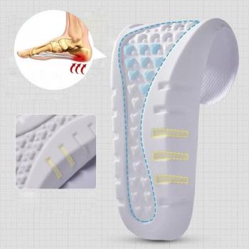Men’s High Elastic Sport Insoles - Ultra-Light, Breathable, Shockproof, EVA Shoe Pads