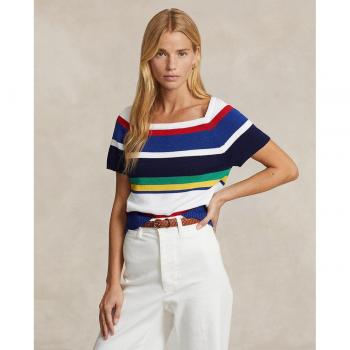 Ralph Lauren Round-neck Knitwear, female, Multicolor, Size: M