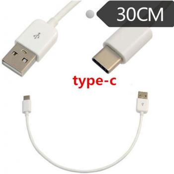 USB 3.1 Type C to USB Type A Cable Male to Male Fast Charging Data Cord 30cm Black