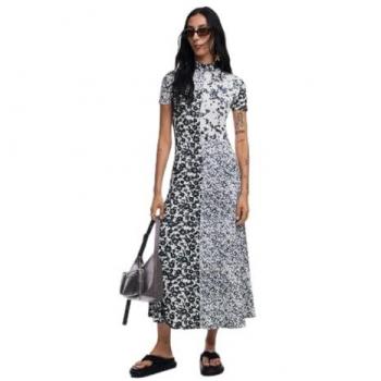 Desigual Blumen-Midikleid für Damen