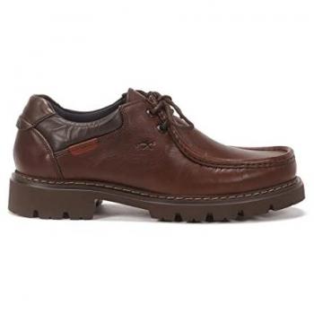 Fluchos - Zapatos de cordones de hombre de piel en color marrón medio