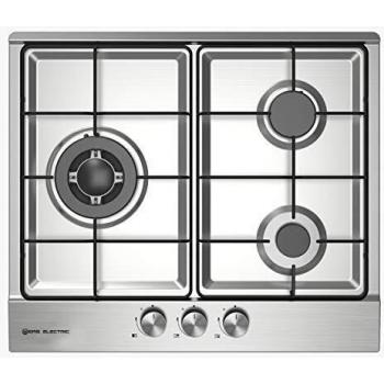 ENCIMERA INOX DE 3 FUEGOS EMH363GBNX