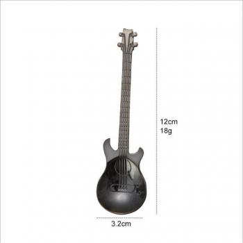 Rainbow Guitar Stainless Steel Coffee Spoon