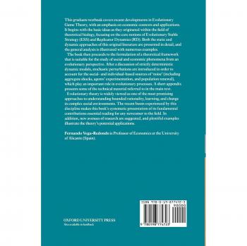 Oxford University Press Evolution, Games and Economic Behavior