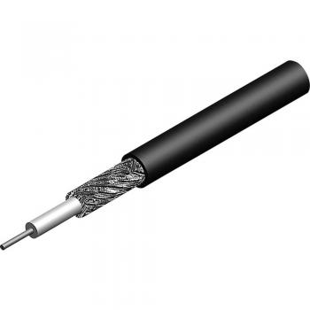 Telegaertner RG58 PE Coaxial Cable 50 Ω Black 4.95 mm Sold by the Metre