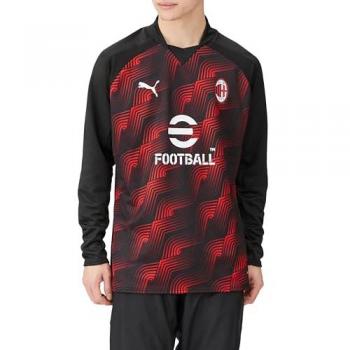 Puma Milan Black/Red Long Sleeve Sweatshirt