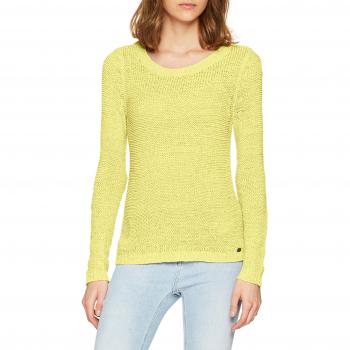 Jersey Only Geena amarillo calado para mujer