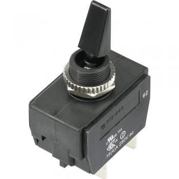 Tru Components 1588057 TC-R13-448F3-01A-HR Kippschalter 250 V/AC 16 A 2 x Aus/Ei, Taster + Schalter, Schwarz