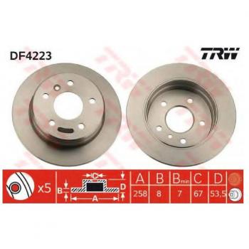 Trw Df Mercedes A-Class (W168) A 170 Cdi (168.008)