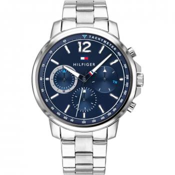 Tommy Hilfiger Reloj para hombre 1791534 Landon 44 plata