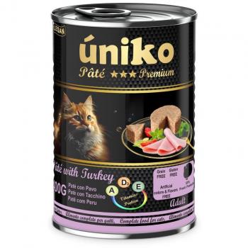 Uniko Cat Pate Premium Pavo 6x400gr