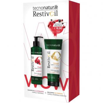 Restivoil Tecnonature Bipacco Illuminante Shampoo 250 Ml + Balsamo 200 Ml