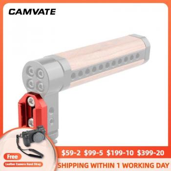 CAMVATE Soporte Monitoreo LED Luz Cámara 1/4