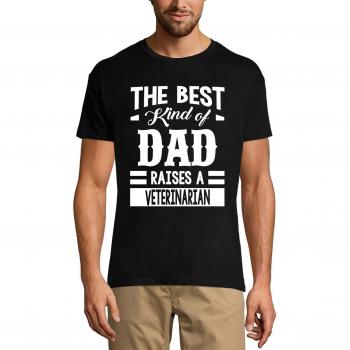 T‑shirt Maschile “Dad Raises a Veterinar” XS Colore Sabbia