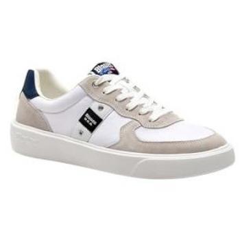 Blauer Premium Streetwear White Sneakers (Size 10)