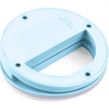 Luz selfie móvil USB recargable anillo colorido regulable