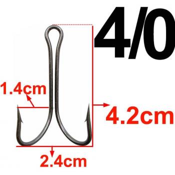 Plantilla Anzuelo Doble 20P – Sin Weedhook