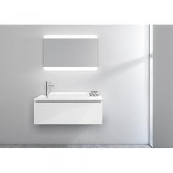 Mobile Bagno Sospeso 100cm TFT Ibiza Bianco Specchio
