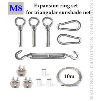 SunShield SecureFix M6/M8 Stainless Steel Diamond Buckles