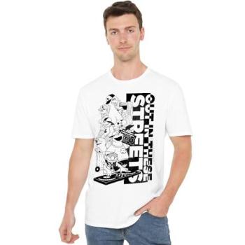 White Sesame Street Out In These Streets Tee – 4XL