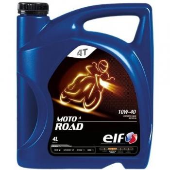 Huile moteur 4T ELF Moto 4 Road 10W40 4L