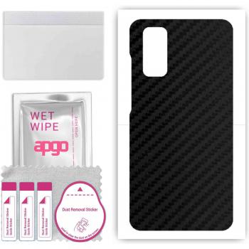 Sticker Protector Apgo para Samsung Galaxy S20 Ultra 5G - Diseño Carbono