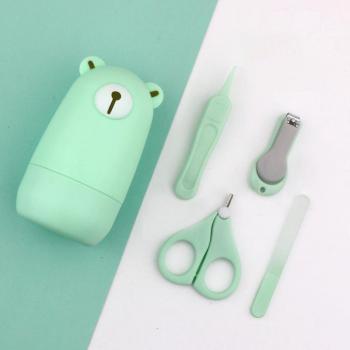 Set de Higiene para Recién Nacidos con Cortaúñas y Lima de Uñas Portátil