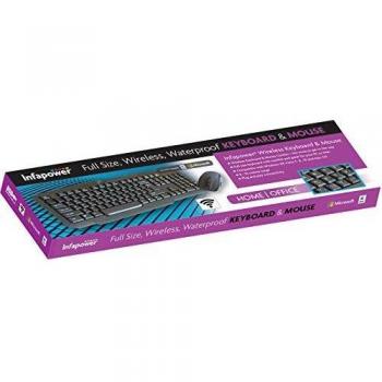 Infapower Wireless Full-Size Keyboard and Mouse Combo