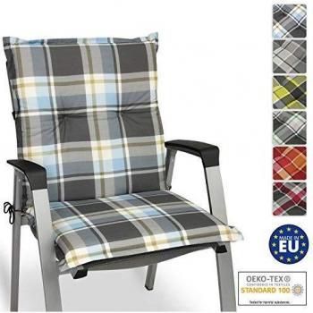 Cuscino da Giardino Beautissu Sunny Blu 100x50x6cm
