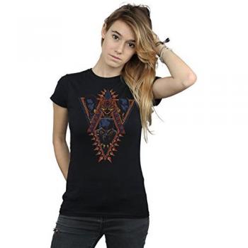 T-shirt femme Black Panther motifs tribaux