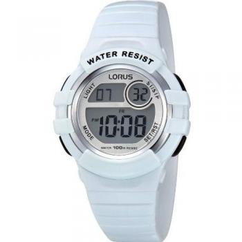 Lorus Ladies White Resin Strap Watch
