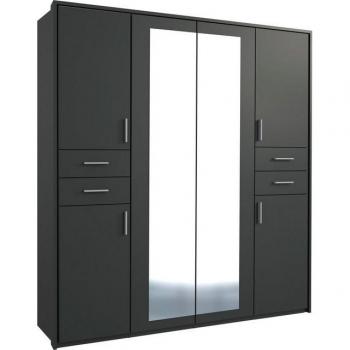 Grau (Graphit) WIMEX Vegas Drehregal – 183 × 210 × 58 cm