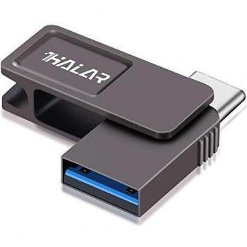 THKAILAR 64 GB Dual‑Memory‑USB‑C‑Stick – wasserdichter 2‑in‑1 Typ‑C USB 3.0 OTG für Smartphone, PC, Galaxy & MacBook Pro