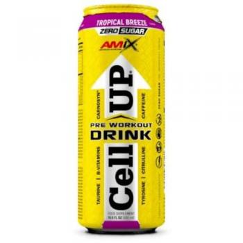 **CellUp Pre‑Workout Pepino y Manzana AmixPro 500 ml