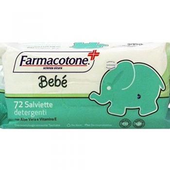 Salviette idratanti Natural Bebe' - busta da 72 pezzi - Farmacotone 3457FB02