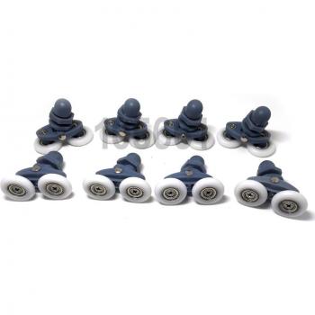 Curved Shower Door Roller 22mm Nylon Wheels 8PCS