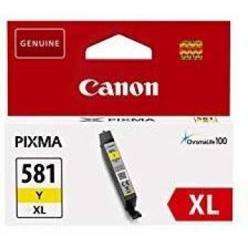 Cartucho de Tinta Original Canon CLI-581YXL Alta Capacidad/ Amarillo