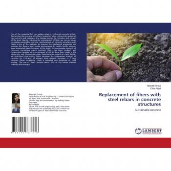 Replacement of fibers with steel rebars in concrete structures
