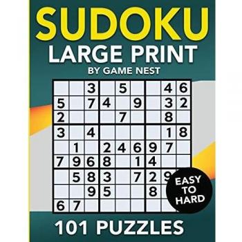 Sudoku Large Print 101 Puzzles Easy to Hard: One Puzzle Per Page - Easy, Medium, and Hard Large Print Puzzle Book For Adults (Puzzles & Games for Adults, Band 2)