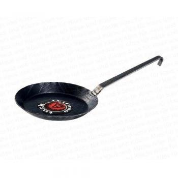 TURK Bratpfanne schmiedeeisern mit Hakenstiel Ã24cm schwarz