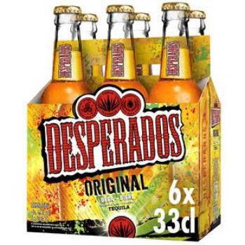 Desperados Caja de 6 Tercios de 330 ml