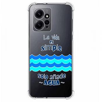 Tumundosmartphone Funda Silicona Antigolpes Xiaomi Redmi Note 12 4G Diseño Agua Dibujos Personalizada