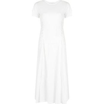 Silvian Heach Vestito lungo a maniche corte color bianco S