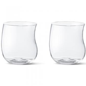 Georg Jensen Cobra Small Transparent Glass Tumblers, Set of 2 (20 cl)