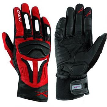 FirePower Red Guanti Moto A-Pro, pelle piena fiore, 3XL