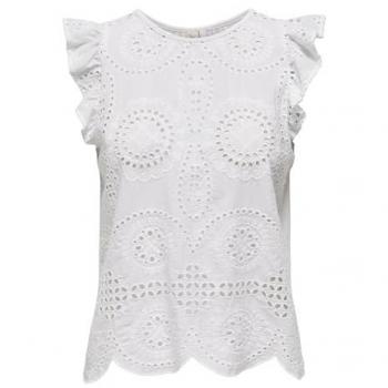 ONLY Marga Bluse Blanco