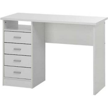 Home affaire Schreibtisch »Function Plus, Arbeitstisch, Bürotisch«, mit 4 Schubladen, 1 offenes Fach, Breite 110 cm, weiß