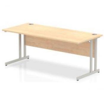 Impulse Cantilever 1800 Rectangle Desk with Maple Top - I000352